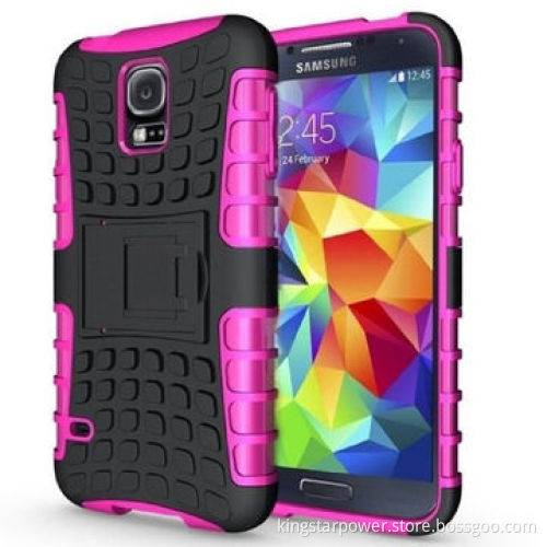 Dual Layer Hybrid Kickstand Case for Samsung Galaxy S5/i9600